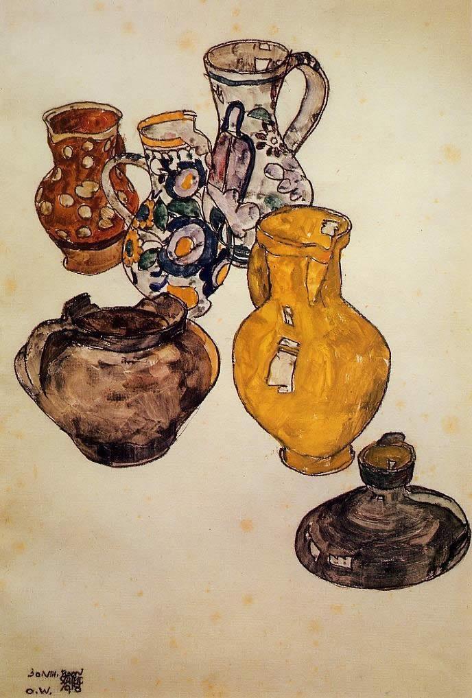 Egon Schiele Ceramics